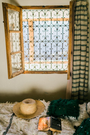 A Picture Of An Antique Window