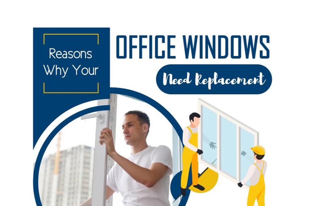 Office Windows Glass Replacement