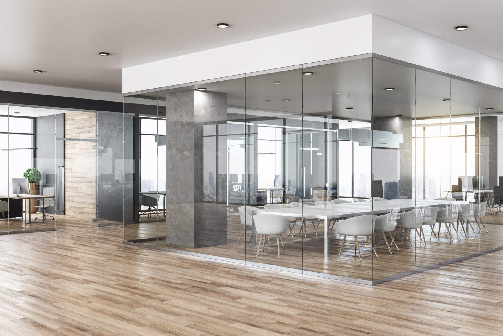 Glass Wall Partitions