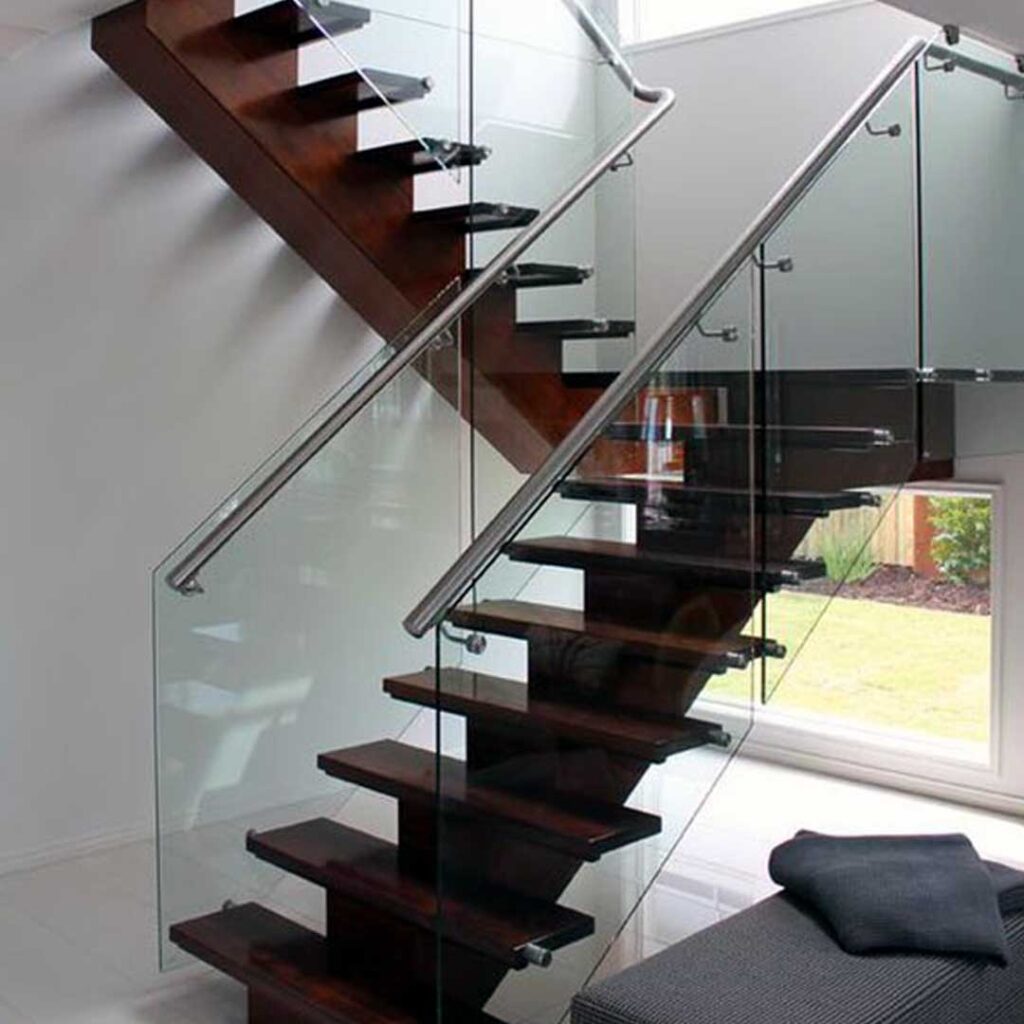 DMV properties showcasing custom glass railing styles for different architectures