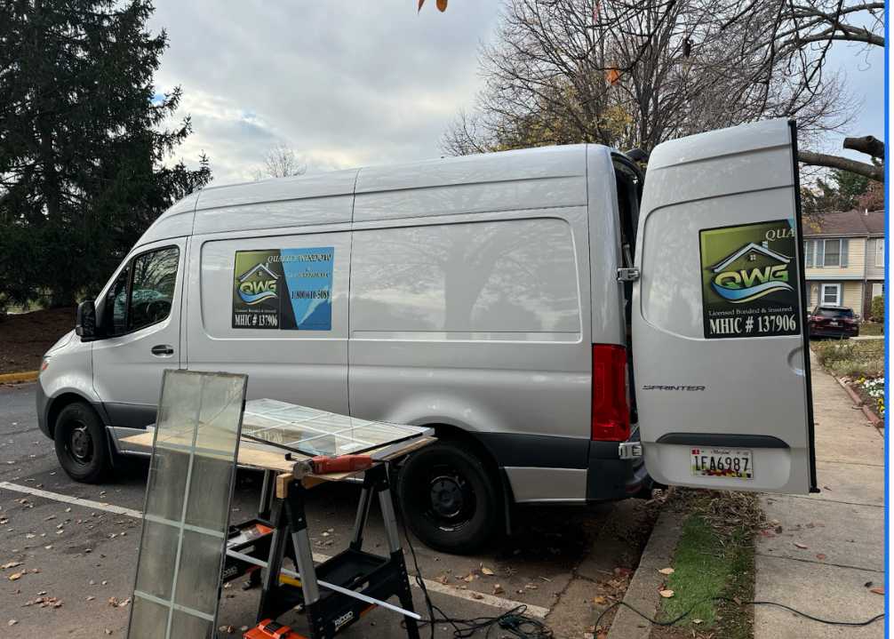 Quality Window Glass Repair Van