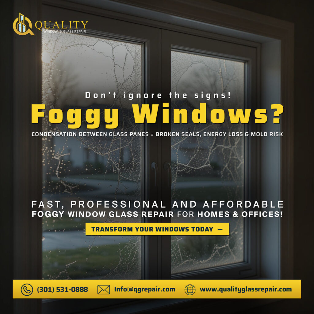 Foggy Window Glass Repair: Causes, Fixes & Prevention for Homes & Offices